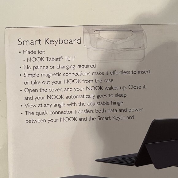 Barnes‎ & Noble Nook Cover Stand Black -Samsung Galaxy Tab E Nook Case (new/x) - Picture 6 of 10